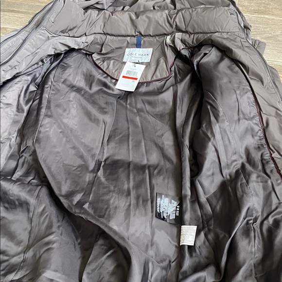 Cole Haan Signature Hooded Down and Feather Jacket - Picture 13 of 16